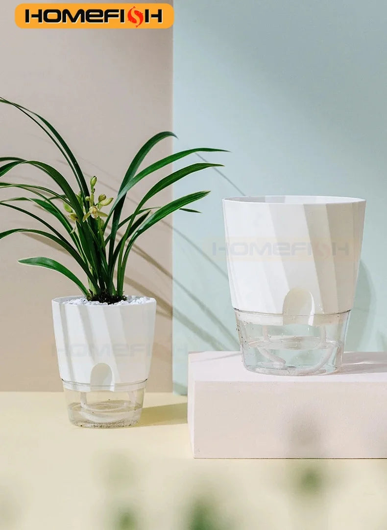 Lazy Hydroponic Flower Pot