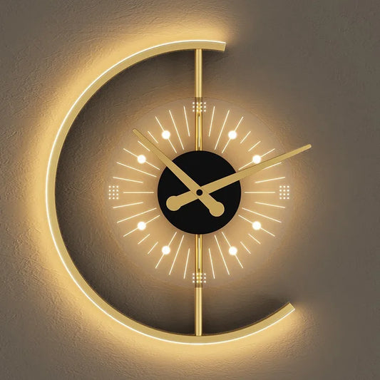 Creative Clock Wall Lamp