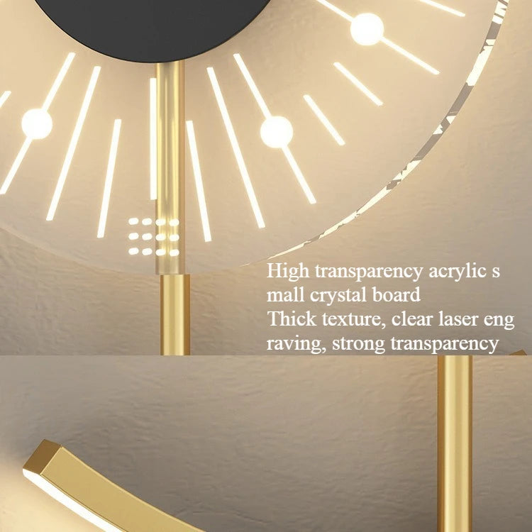Creative Clock Wall Lamp