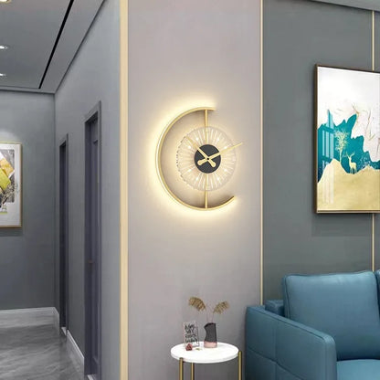 Creative Clock Wall Lamp