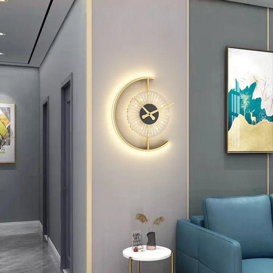 Creative Clock Wall Lamp